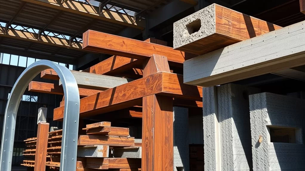 types of beams materials